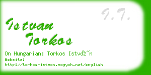 istvan torkos business card